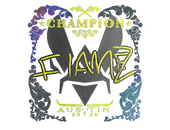 Sticker | FlameZ (Holo, Champion) | Austin 2025