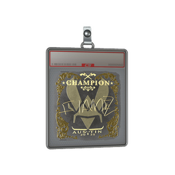 Sticker Slab | FlameZ (Gold, Champion) | Austin 2025