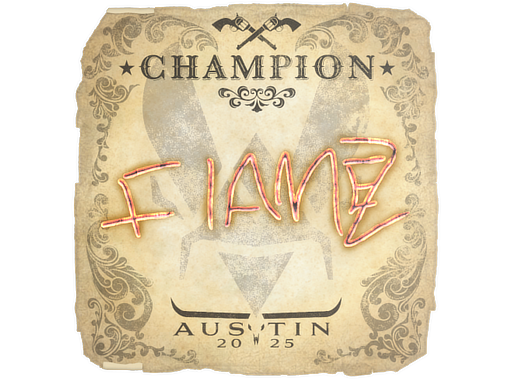 Sticker | FlameZ (Champion) | Austin 2025