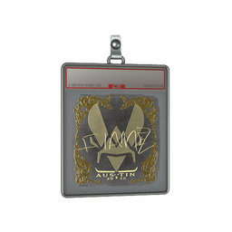 Sticker Slab | FlameZ (Gold) | Austin 2025