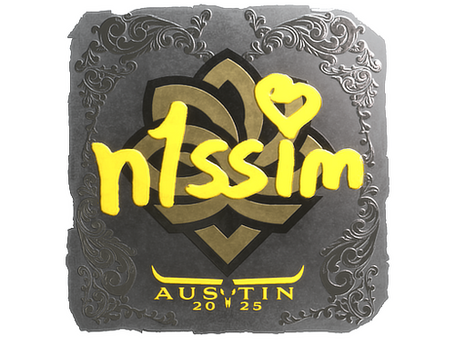 Pegatina | n1ssim (reflectante) | Austin 2025