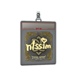 Sticker Slab | n1ssim (Gold) | Austin 2025
