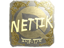 Sticker | nettik (Gold) | Austin 2025