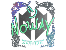 Sticker | noway (Holo) | Austin 2025