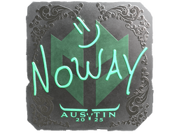 Sticker | noway (Foil) | Austin 2025