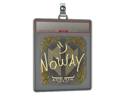 Sticker Slab | noway (Gold) | Austin 2025