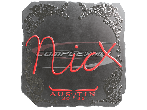 Sticker | nicx (Foil) | Austin 2025