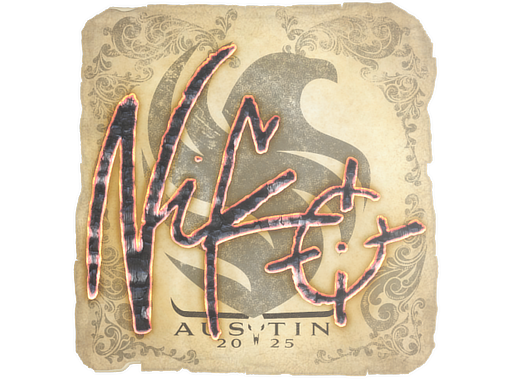 Sticker | NiKo | Austin 2025