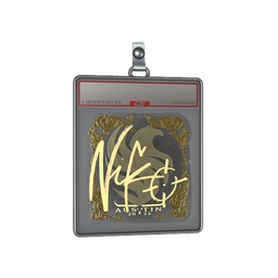 Sticker Slab | NiKo (Gold) | Austin 2025