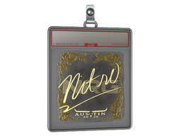 Sticker Slab | nitr0 (Gold) | Austin 2025