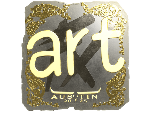 Sticker | arT (Gold) | Austin 2025