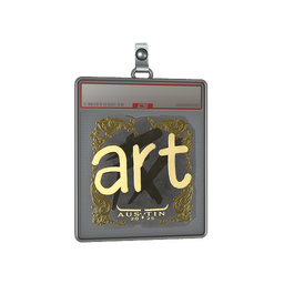 Sticker Slab | arT (Gold) | Austin 2025