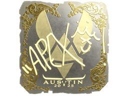 Sticker | apEX (Gold) | Austin 2025