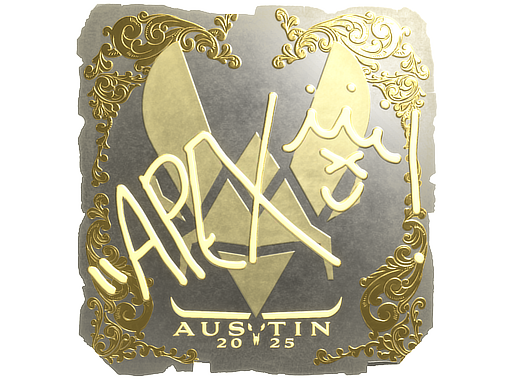 Sticker | apEX (Gold) | Austin 2025
