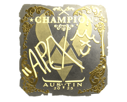 Sticker | apEX (Gold, Champion) | Austin 2025