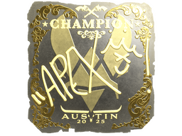 Sticker | apEX (Gold, Champion) | Austin 2025