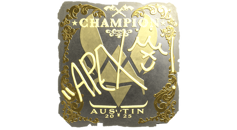 Sticker | apEX (Gold, Champion) | Austin 2025