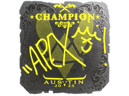 Sticker | apEX (Foil, Champion) | Austin 2025
