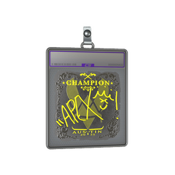 Sticker Slab | apEX (Foil, Champion) | Austin 2025