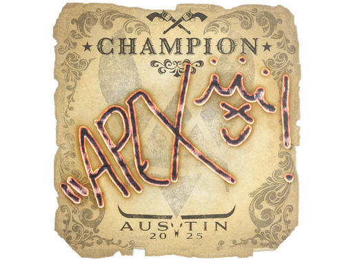 Sticker | apEX (Champion) | Austin 2025