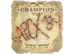 Sticker | apEX (Champion) | Austin 2025