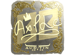 Sticker | Ax1Le (Gold) | Austin 2025