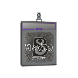 Sticker Slab | alex666 (Foil) | Austin 2025