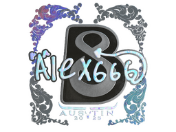 Sticker | alex666 (Holo) | Austin 2025