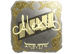 Sticker | Aleksib (Gold) | Austin 2025