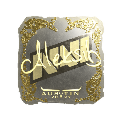 Sticker | Aleksib (Gold) | Austin 2025