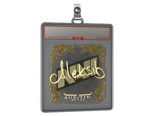 Sticker Slab | Aleksib (Gold) | Austin 2025
