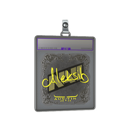 Sticker Slab | Aleksib (Foil) | Austin 2025