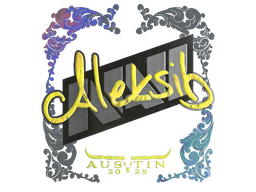 Sticker | Aleksib (Holo) | Austin 2025
