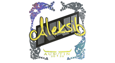 Sticker | Aleksib (Holo) | Austin 2025