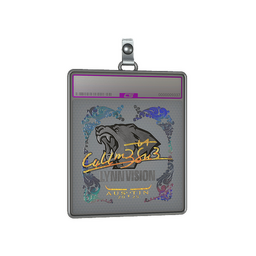 Sticker Slab | C4LLM3SU3 (Holo) | Austin 2025