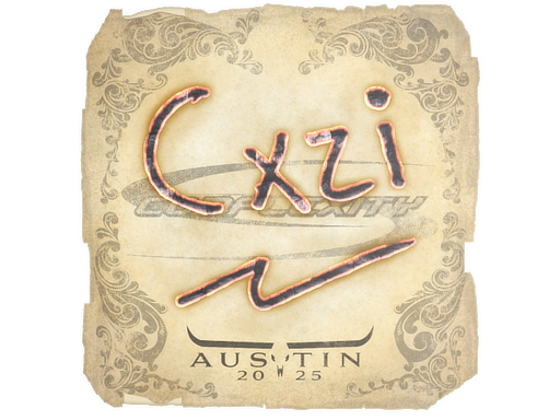 Sticker | Cxzi | Austin 2025