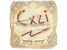 Sticker | Cxzi | Austin 2025