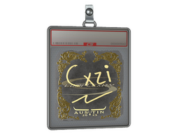 Sticker Slab | Cxzi (Gold) | Austin 2025