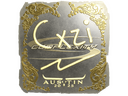 Sticker | Cxzi (Gold) | Austin 2025