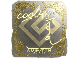 Sticker | cool4st (Gold) | Austin 2025