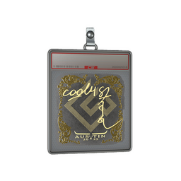 Sticker Slab | cool4st (Gold) | Austin 2025