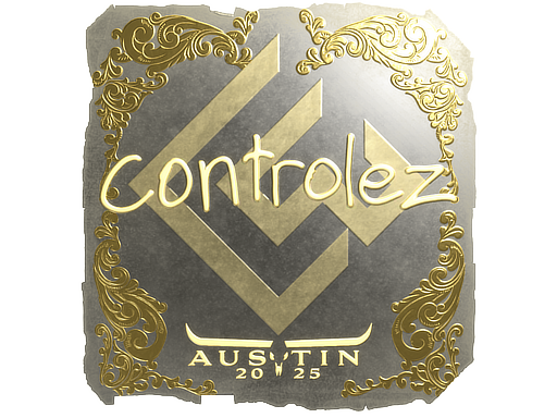 Sticker | controlez (Gold) | Austin 2025