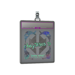 Sticker Slab | chayJESUS (Holo) | Austin 2025
