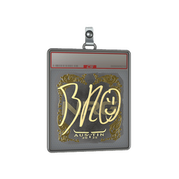 Sticker Slab | br0 (Gold) | Austin 2025