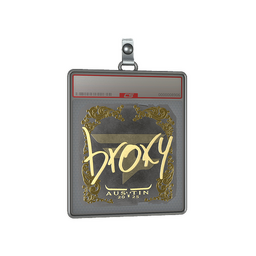 Sticker Slab | broky (Gold) | Austin 2025