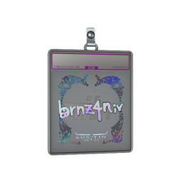 Sticker Slab | brnz4n (Holo) | Austin 2025
