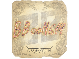 Sticker | Boombl4 | Austin 2025