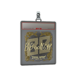 Sticker Slab | Boombl4 (Gold) | Austin 2025