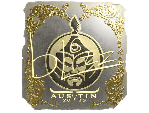 Pegatina | bLitz (dorada) | Austin 2025