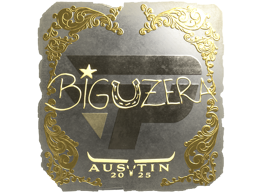 Sticker | biguzera (Gold) | Austin 2025